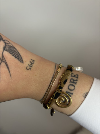 Pulsera animal print charms