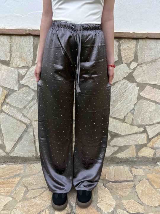 PANTALON SATINADO BRILLOS